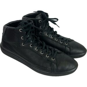 Diesel Dyneckt S Naptik Men's Mid Top Trainers Black Leather Sneaker